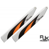 RJX RAZOR Orange 157mm Premium CF Blades-for 180CFX
