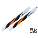 RJX RAZOR Orange 360mm Premium CF Blades-FBL Version (XL Version)