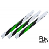 RJX Vector Green 690mm -3 Blades Premium CF Blades-FBL Version