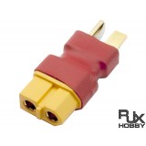 RJX XT60 Female -T Plug Male Adapter