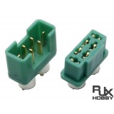 RJX MPX Connector with Silver Color Ring Male & Female