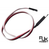 RJX 22 AWG X30cm Futaba Extension Leads with Hook on female