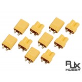 RJX XT30 Connector Male and Female x5 pairs