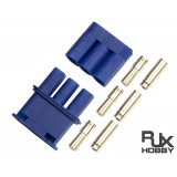 RJX 5.0mm Gold Plated Connerctor with EC5 Plastic Housing (Electric Corrent :90A) for motor and ESC