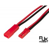 RJXHOBBY 5Pairs 20 AWG JST Plug Connector 2 Pin Male Female Plug Connector Cable Wire for LED Lamp Strip RC Toys Battery