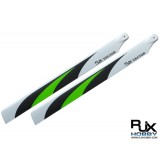 RJX Vector Green 600mm Premium CF Blades-FBL Version